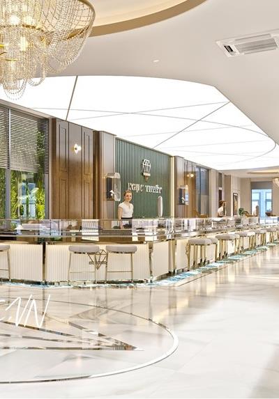  Thiết kế nội thất showroom tiệm vàng